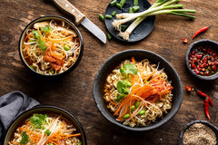 Nong Shim Kimchi Ramyun instant nudler - koreansk ramensuppe i en kop - hurtig tilberedning - 1 pakke med 75 g