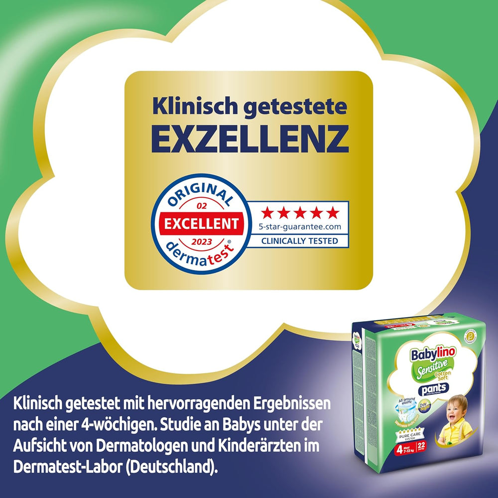 Bleer Sensitive Cotton Soft, str. 4, Bukser Maxi (7-13 kg), 22 stk.