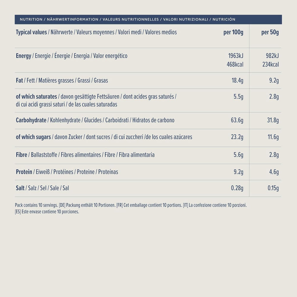 Sprød müsli med chokolade fra Amazon, 500g