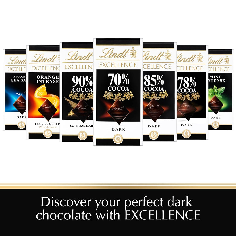 Lindt Chokolade | Bar EXCELLENCE 85% kakao | 100 g | Ekstra mørk chokolade | Vegansk chokoladebar