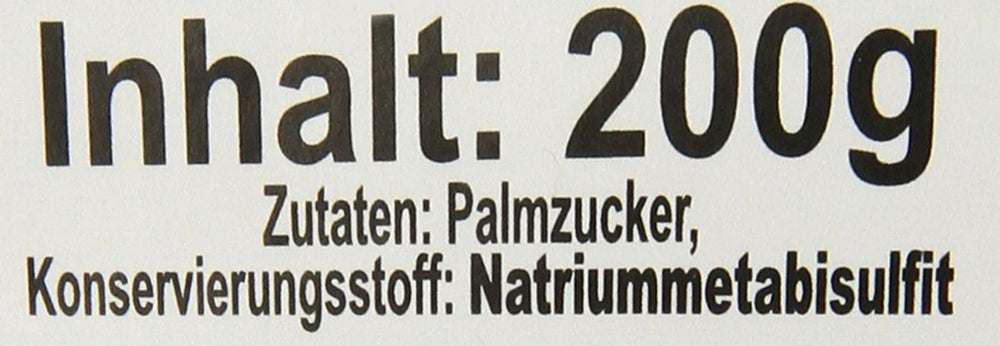 Palmzucker, Scheiben (1 X 200 G) Sødemidler Naty Shop