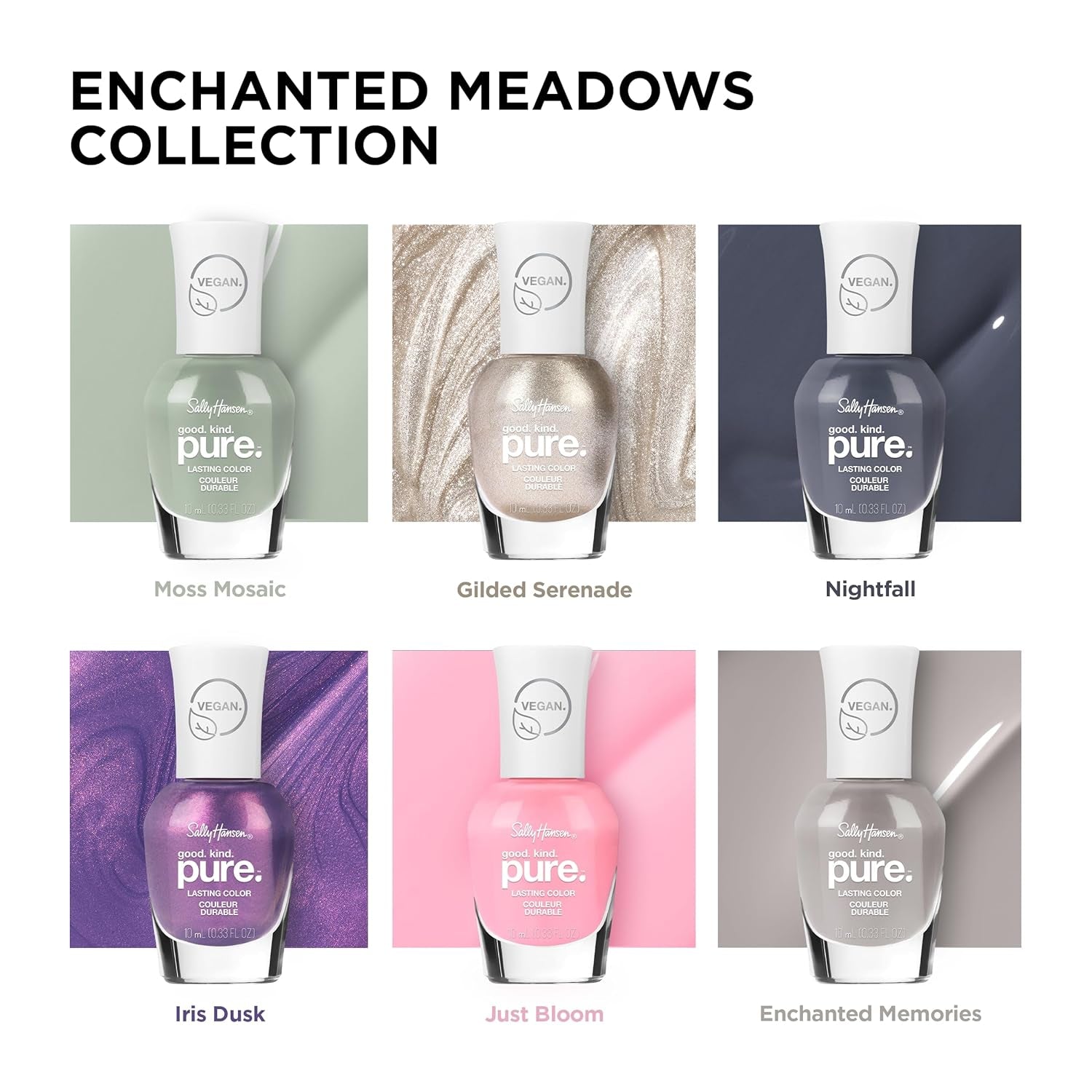 God, venlig, Pure Iris Dusk, Vegan Formula, Ultra Bright, Quick Dry, 10ml