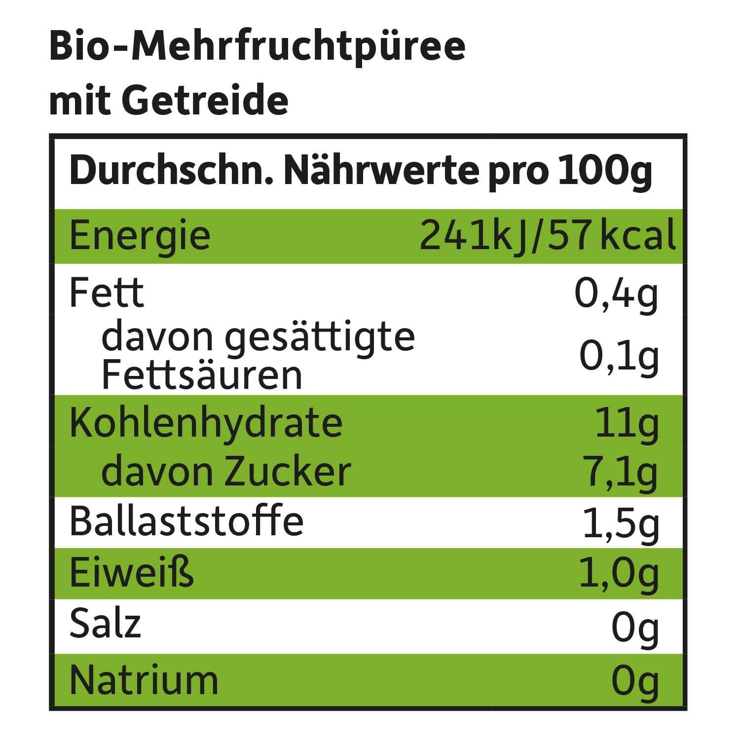 FRECHE FREUNDE Fersken Æble Banan Havre Økologisk frugtpuré med korn i en pose, der kan presses til babyer 6 måneder+ Vegan 6 Pack (6 x 100 g)