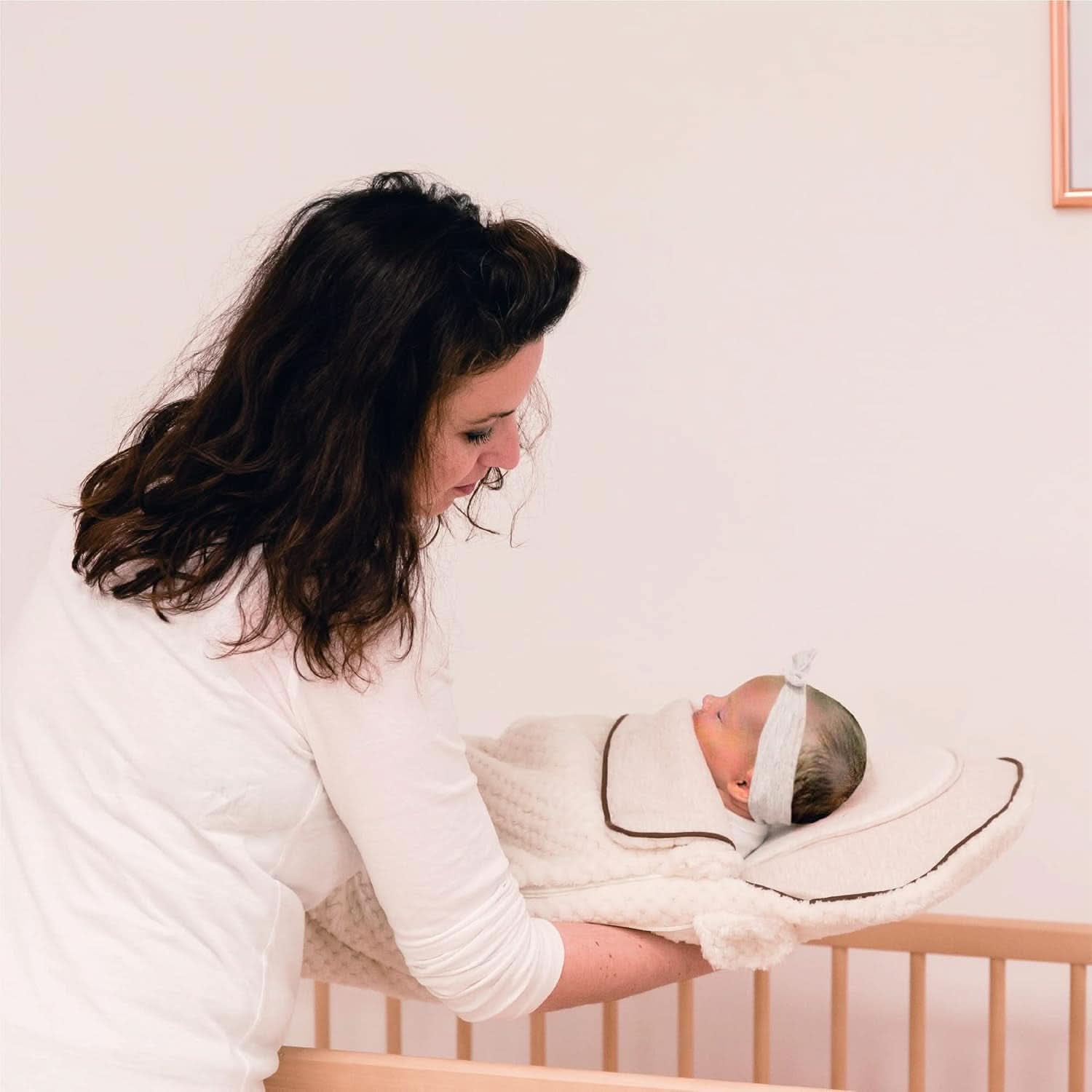 Multifunktionel ammepude, 4 i 1, Soft Nova, beige, enkelt pude: 202 cm, lænestol, 40 X 75 X 22 cm Tilbehør Mad og Amning Bebe Naty Shop