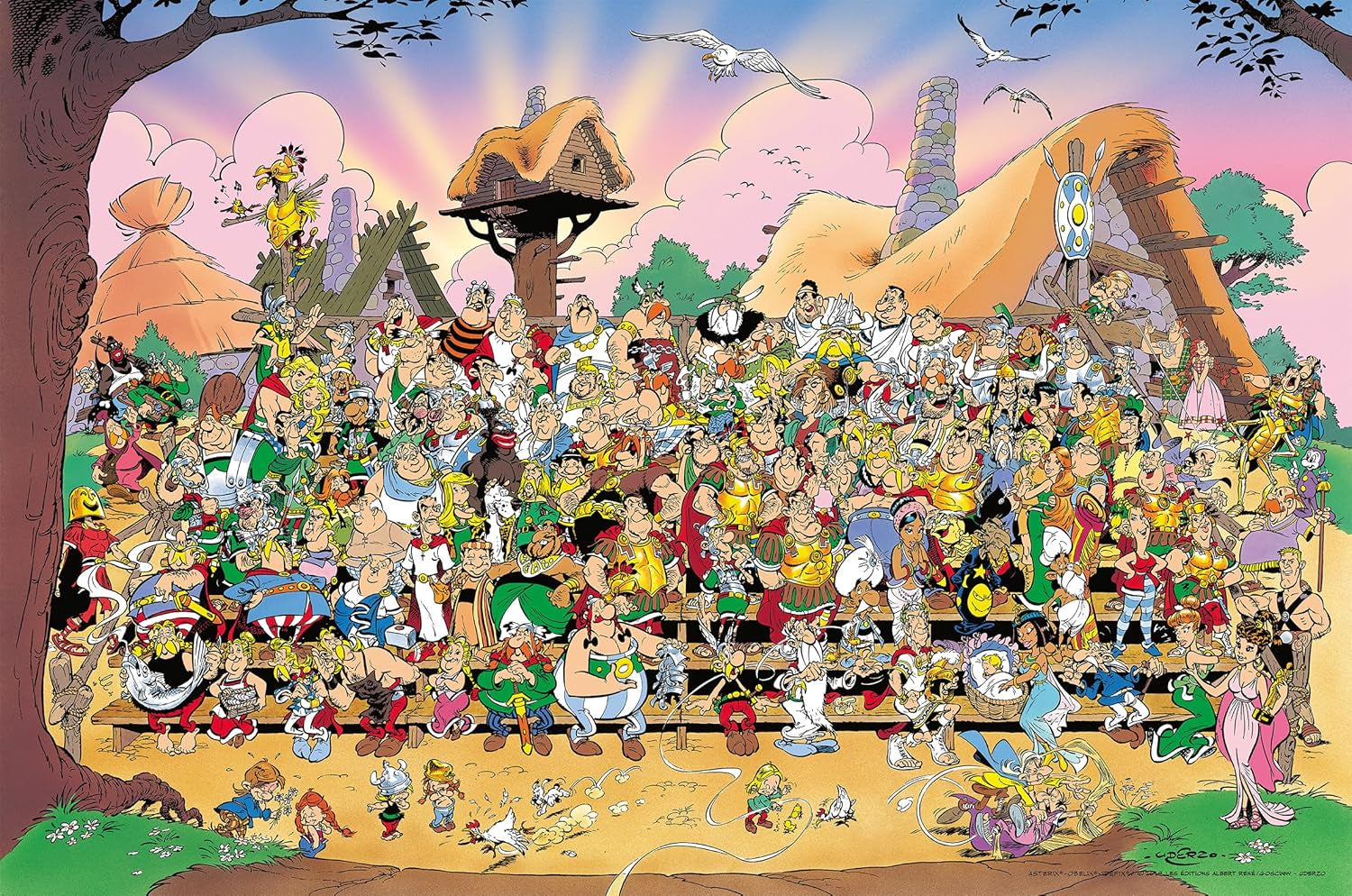 Ravensburger - Puslespil for voksne - 3000 brikker puslespil - Asterix univers - Voksne og børn fra 14 år - Højkvalitets puslespil lavet i Europa - Tegneseriefigurer - 14981 Puslespil Naty Shop Standard titel