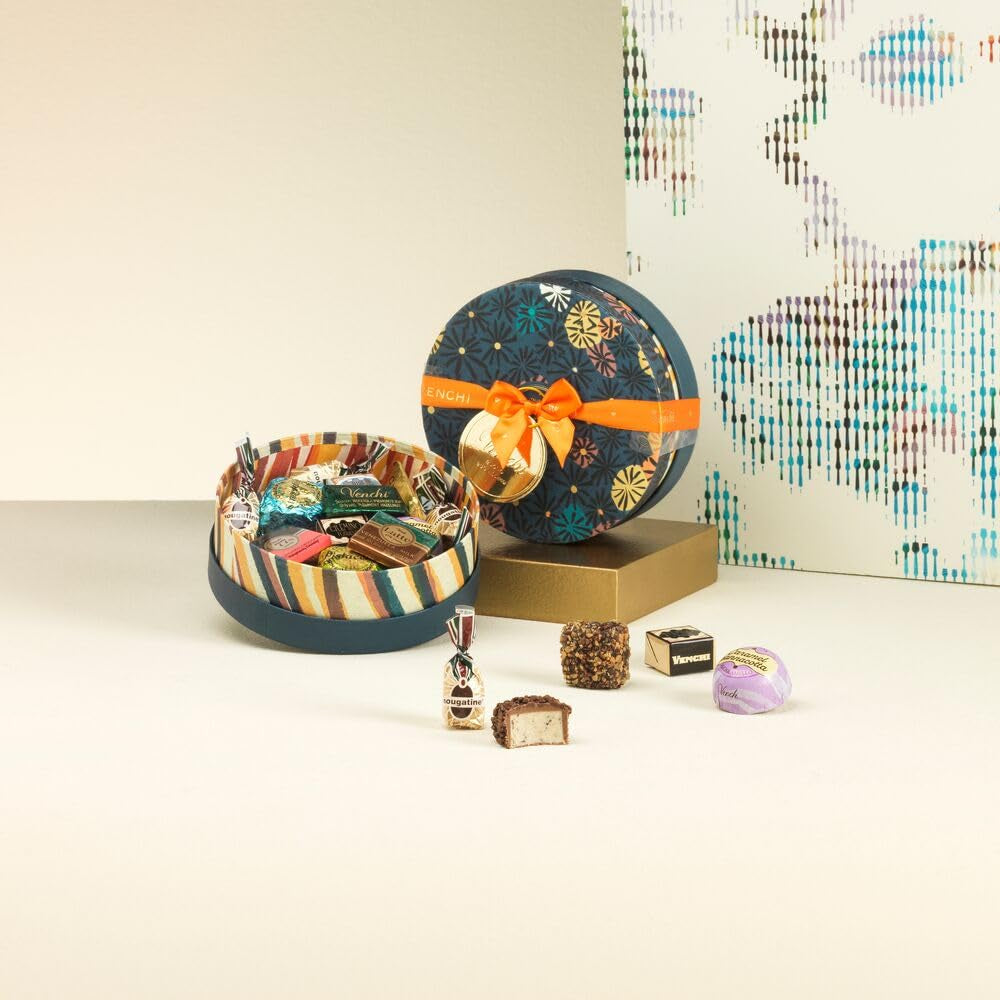 Venchi - Murrine Assorted Chocolate Lille gaveæske, 138 g, glutenfri, ingen kunstige farver, ingen konserveringsmidler, gaveidé