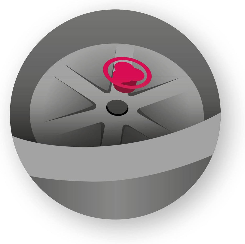 Scheurich Wave Globe High, recipient înalt din plastic, granit negru, diametru 29,8 cm, înălțime 40 cm, volum 6 l.