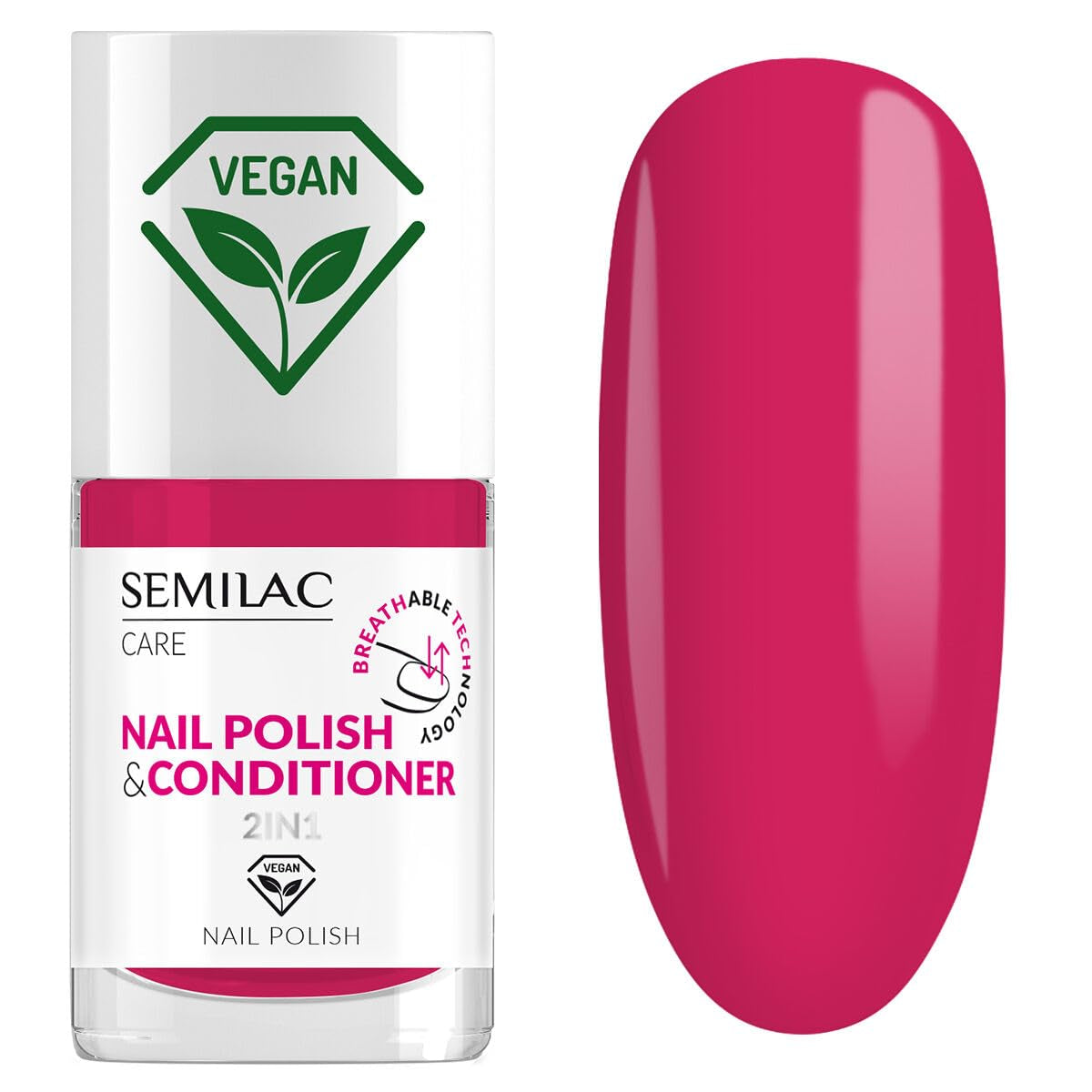 Semilac 030 Classic neglelak Semilac med balsam 2 i 1 ÅNDBAR TEKNOLOGI 7ml