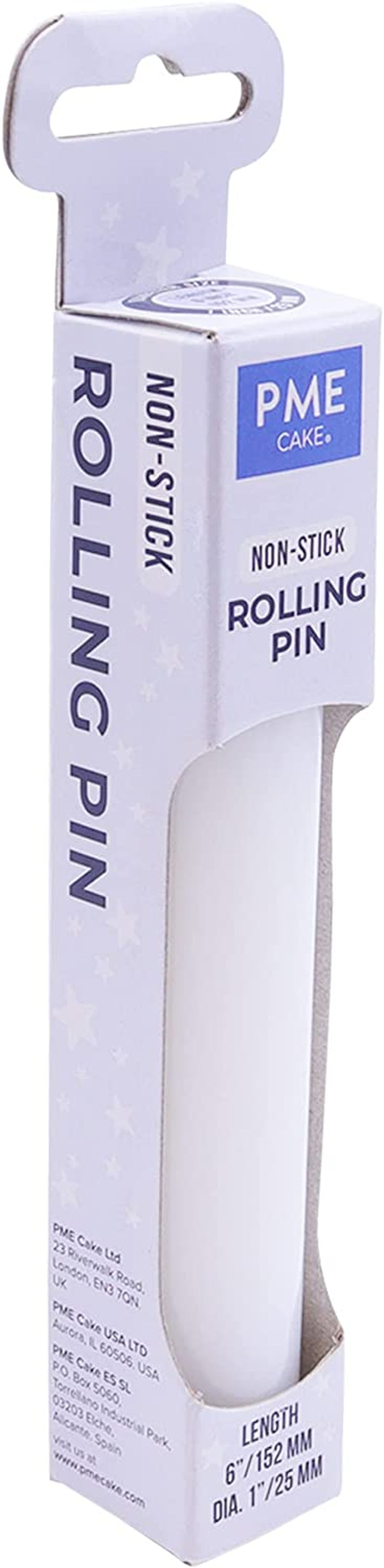 PP85 Antihaftbeschichteter Polyethylen-Ausrollstab 15 cm, Kunststof, Hvid, cm, 21,08 x 6,06 x 2,08 cm, 1 Einheiten