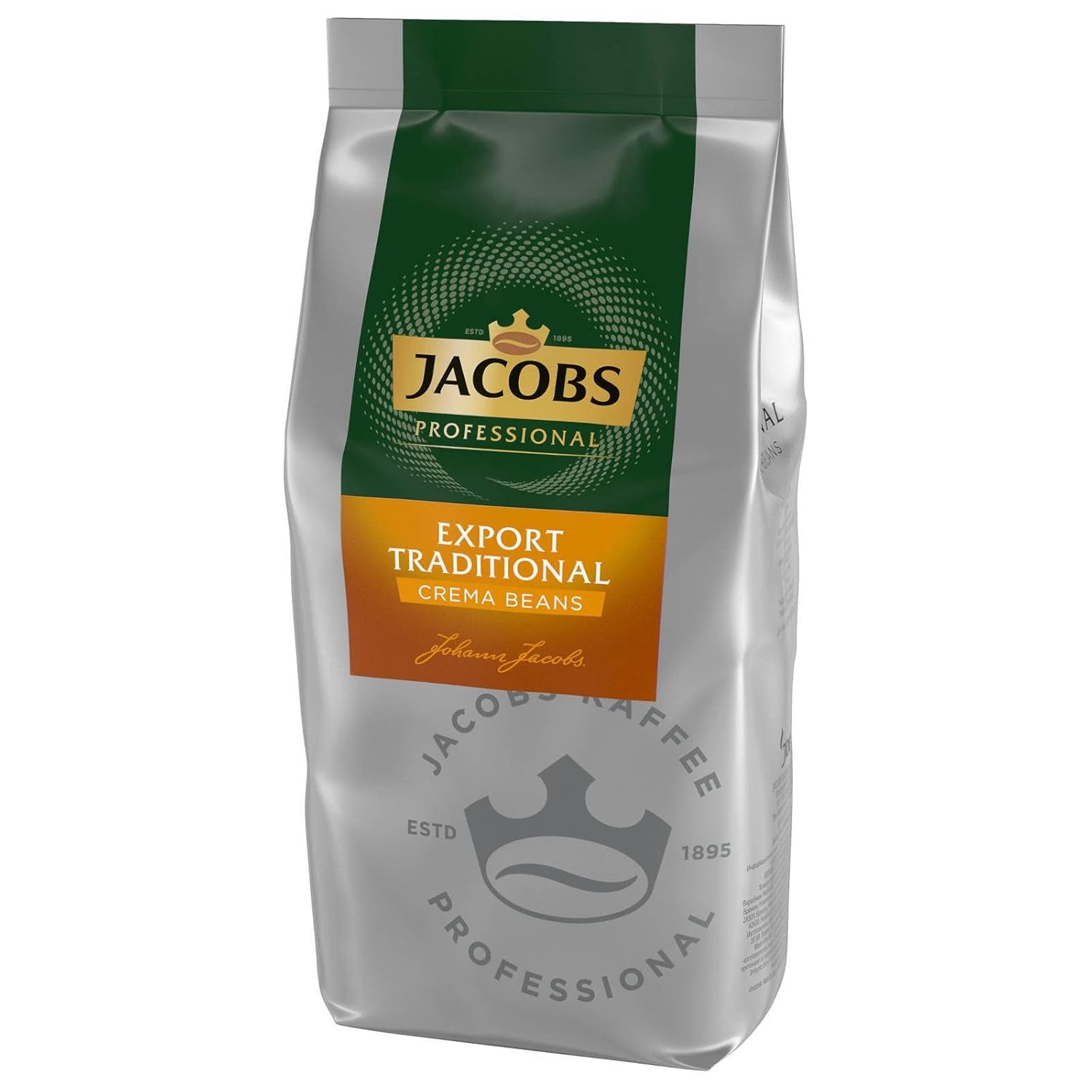 Cafea tradițională cu cremă de cafea, boabe întregi, 8 x 1000g, 8 kg