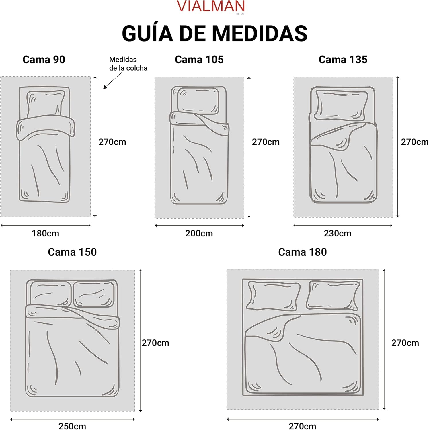 VIALMAN Colcha Bouti Ligera Cuvertură de pat Sofia 21, bumbac poliester, bej, Cama 150: 250 X 270 Cm Paturi si Cuverturi Besuche den VIALMAN-Store