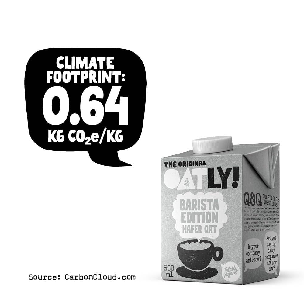 Oatly Haferdrink Barista Edition 500ml X 10 (Die Verpackung kan variere)
