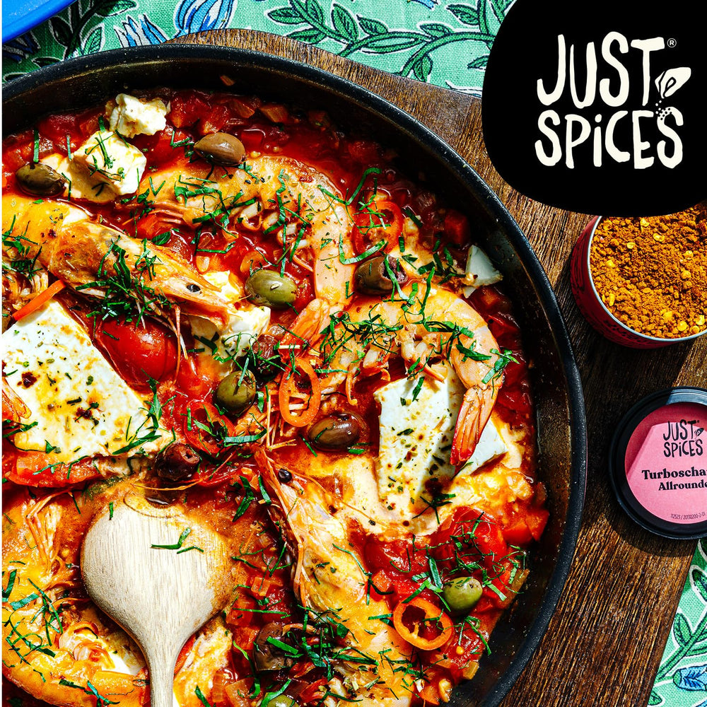 Just Spices Turbo Sharper Allrounder I Mehr Wumms for jedes Gericht mit dreifach Chili I Gewürzdose, 61 g