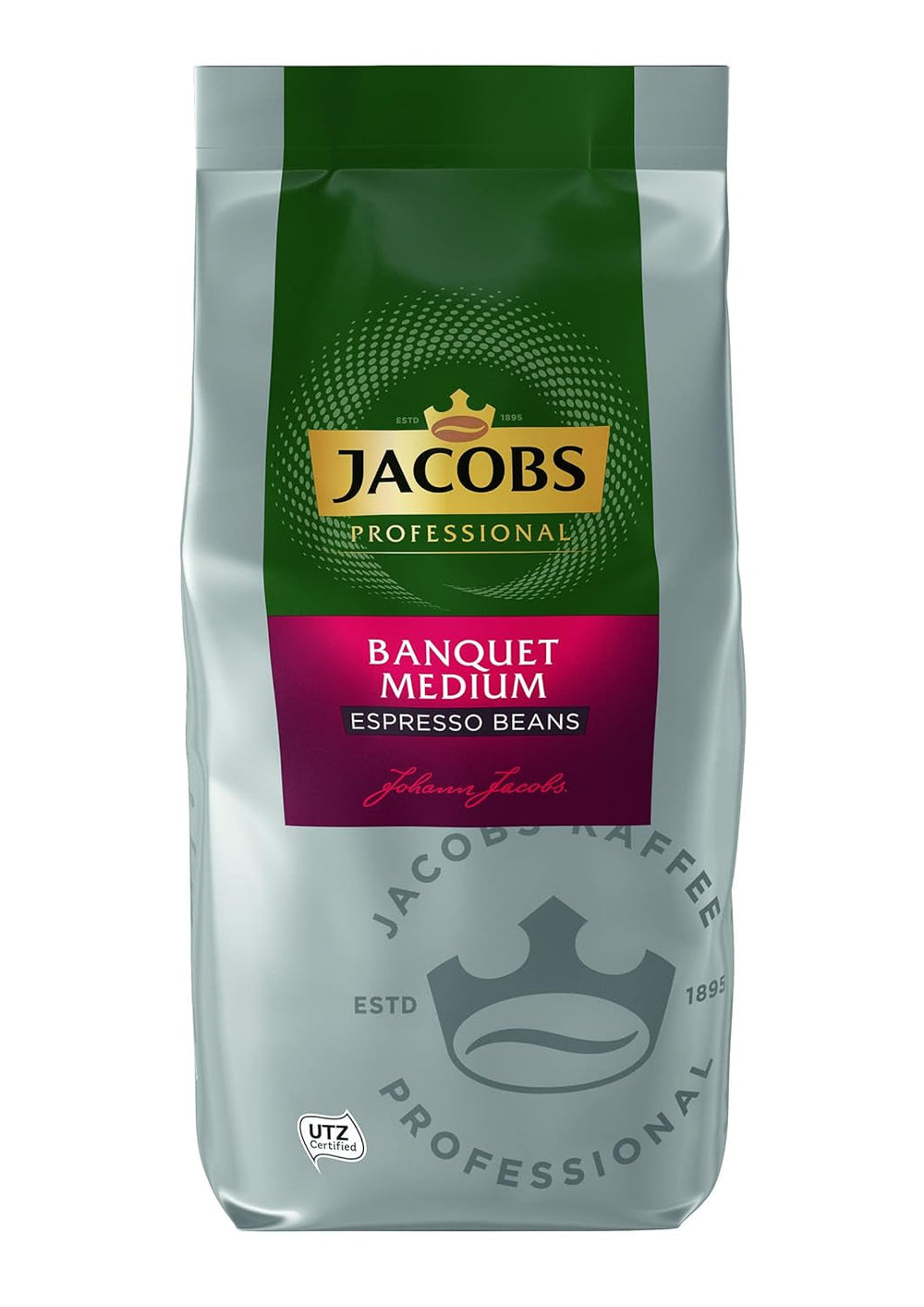 Jacobs Professional Le Grand Café Creme, hele kaffebønner 1 kg, Mild, Intensitet 2/5 Kaffe Naty Shop 1 kg Banket Medium Espresso