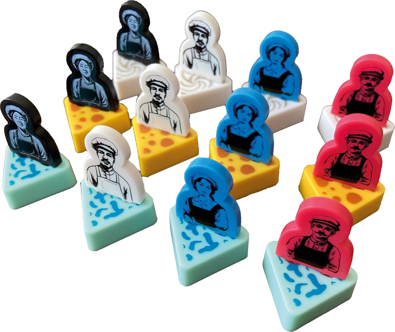 Asmodee - Ost - Road to Infamy - Strategibrætspil - Arbejderplacering - Master Cheese - Alders 14+ - 1 til 4 spillere - 40 minutter - Fransk version