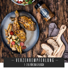 Ankerkraut Brathähnchen, Marinade für knuspriges Hähnchen, Chicken Gewürzsalz für Grill, Backofen og Pfanne, Chicken-Wings selber würzen, BBQ-Rub, 200g im Streuer