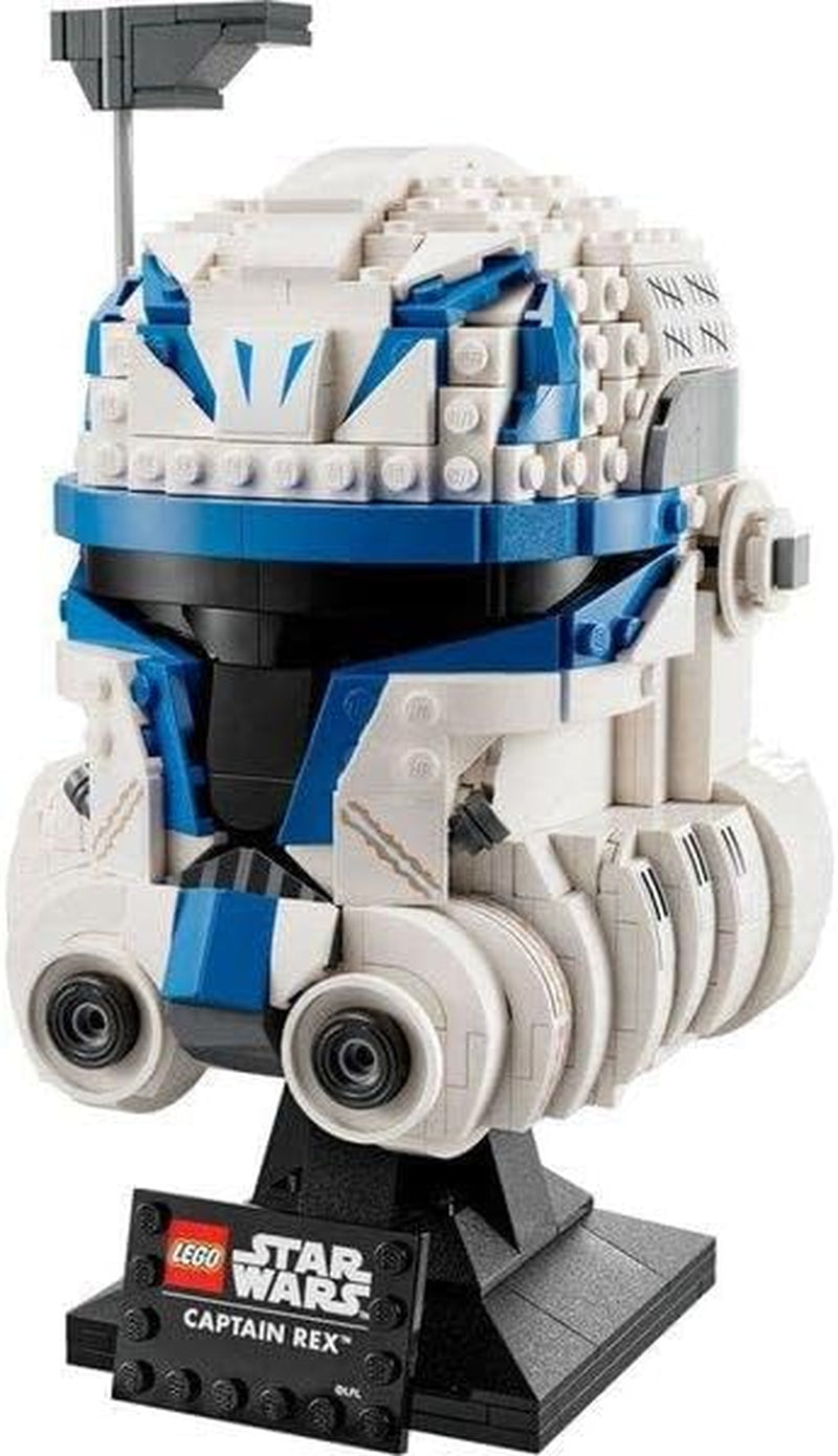 LEGO 75349 Star Wars Captain Rex hjelmsæt Clone Wars Samlerobjekt Model 2023-serien Souvenirstykke og gaveidé byggesæt Besuche den LEGO-Store