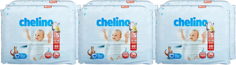 Ble Chelino Love, str. 5, 13 - 18 kg, 30 bleer Mor og barn Naty Shop
