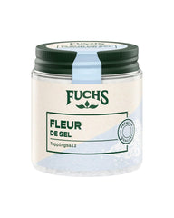 Fuchs Gewürze - Fleur de Sel | Ædelt toppingsalt til asparges, skaldyr og fisk | Meersalz i premium kvalitet 100 g im wiederverschließbaren Gewürzglas