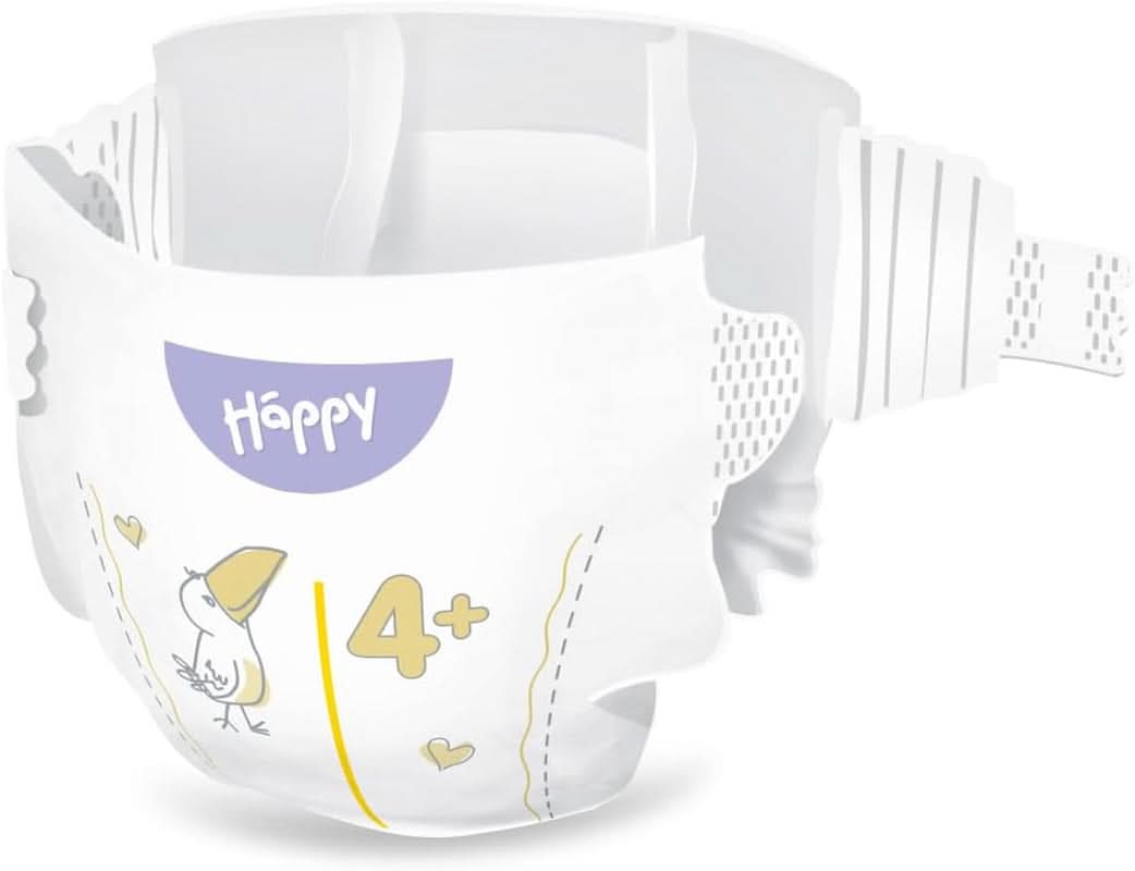 Bleer Bella Baby Happy Soft & Delicate str. 4+ Maxi plus 9-15 kg HAPPY BOX 112 stk. Mor og barn Naty Shop