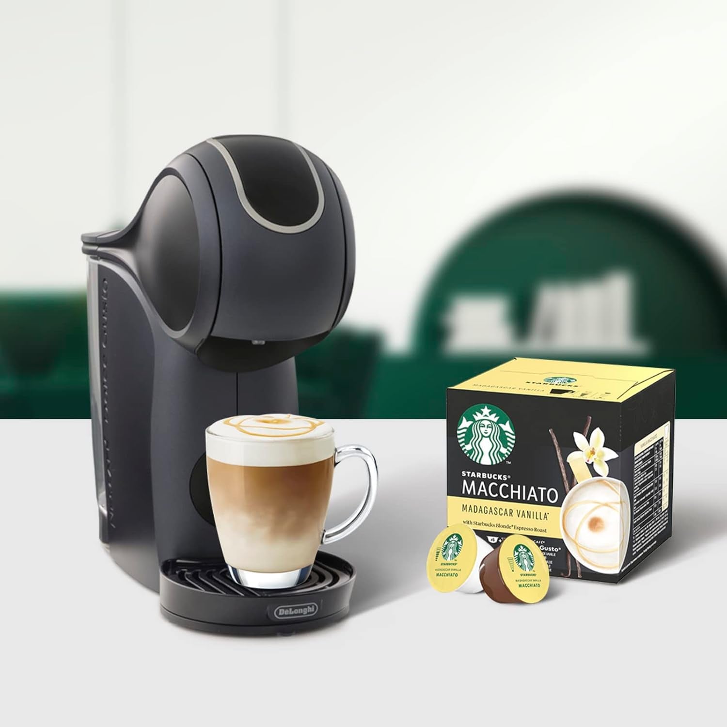 STARBUCKS Probierset, White Cup Variety Pack by Nescafé Dolce Gusto Kaffeekapseln & Vanilla Macchiato by Nescafé Dolce Gusto Kaffeekapseln 6 x 12 (72 Kapseln, 36 Portionen)