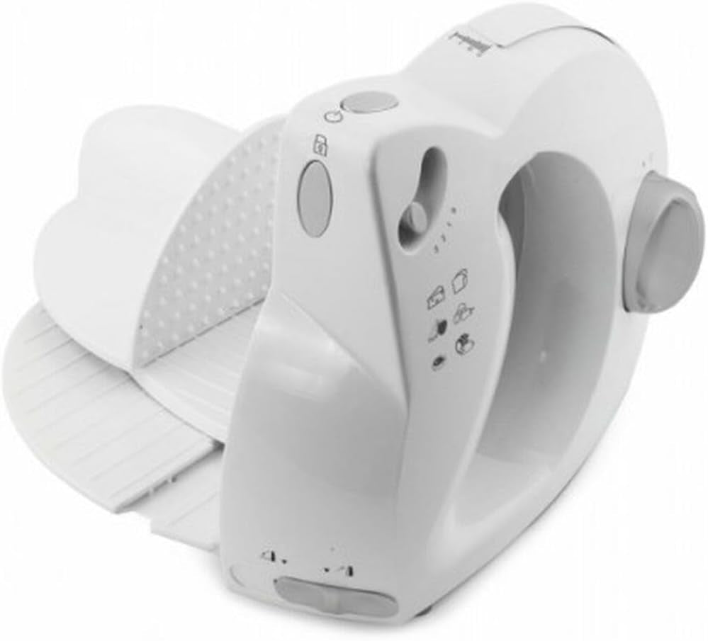 EKM017W Elektrisk skæremaskine i rustfrit stål, 150 W makuleringsmaskiner og skæremaskiner Naty Shop