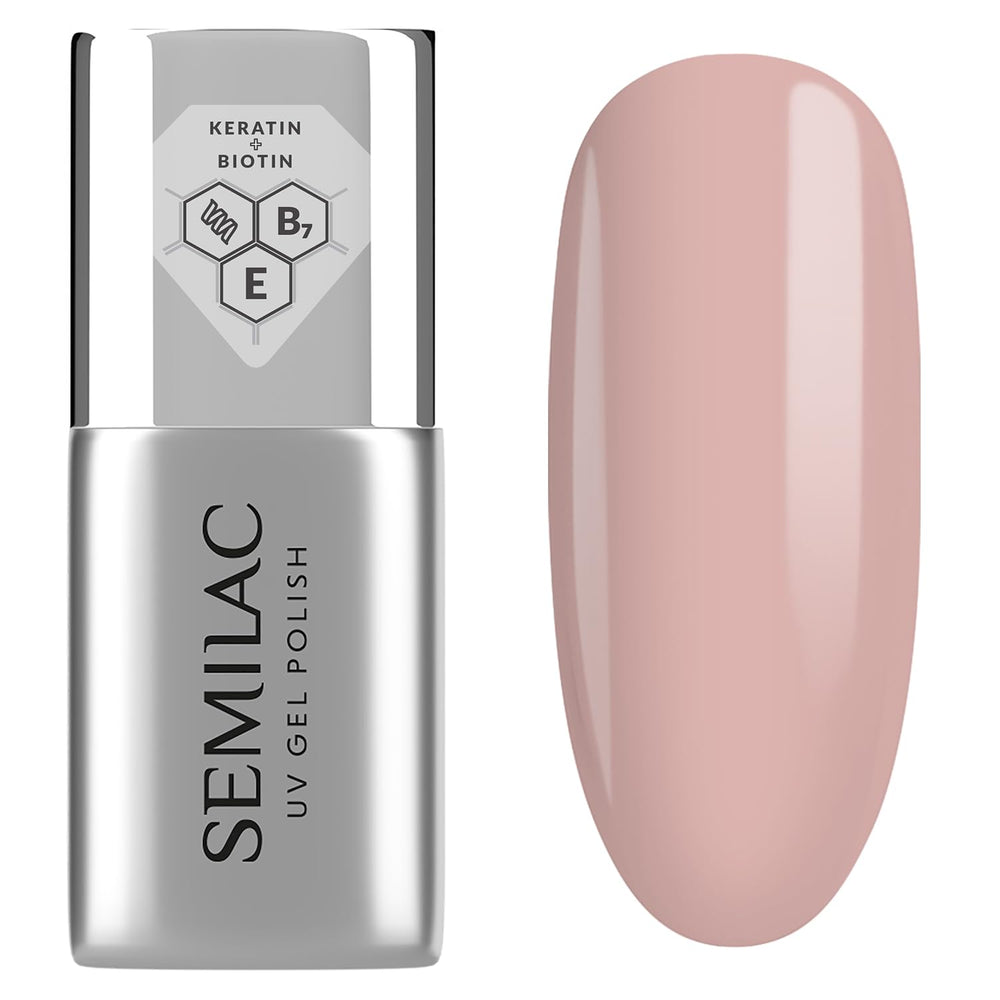 Semilac Pure & Clean UV neglelak base 7ml – Selvnivellerende hybrid base til følsomme negle