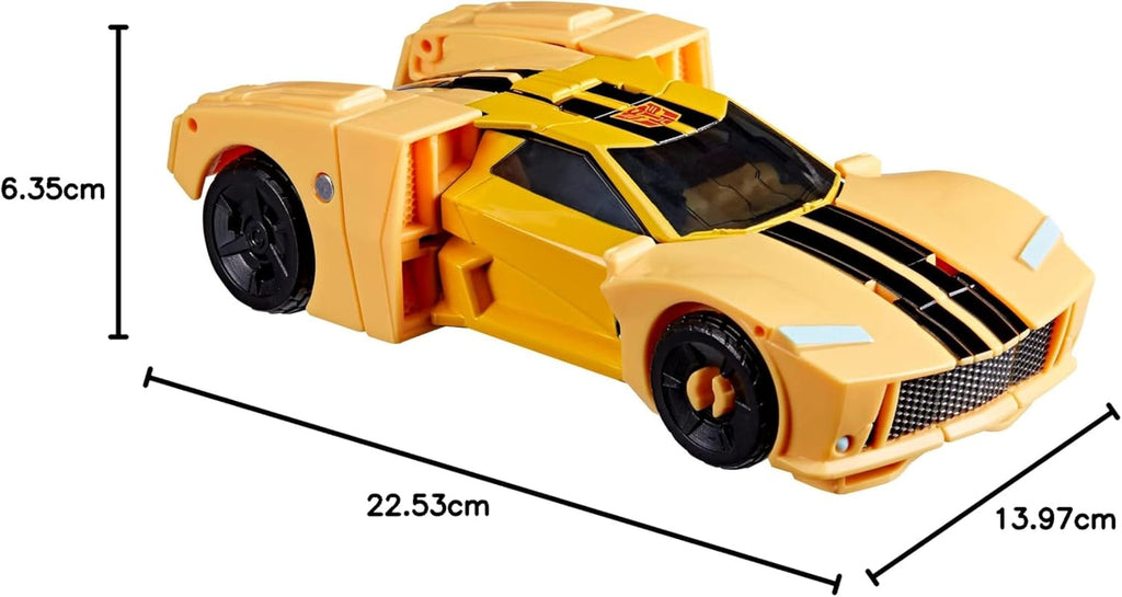 Jucărie Transformers Earthspark Deluxe Class Bumblebee, figurină de acțiune înaltă de 12,5 cm, jucărie robot pentru copii cu vârsta peste 6 ani Action figures Naty Shop