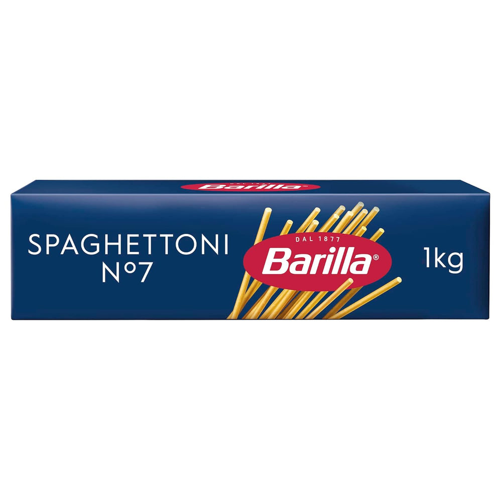 Barilla Pasta Klassische Spaghetti n.5 fra højkvalitets Hartweizen immer al dente, (1 x 500 g), geschmacklos