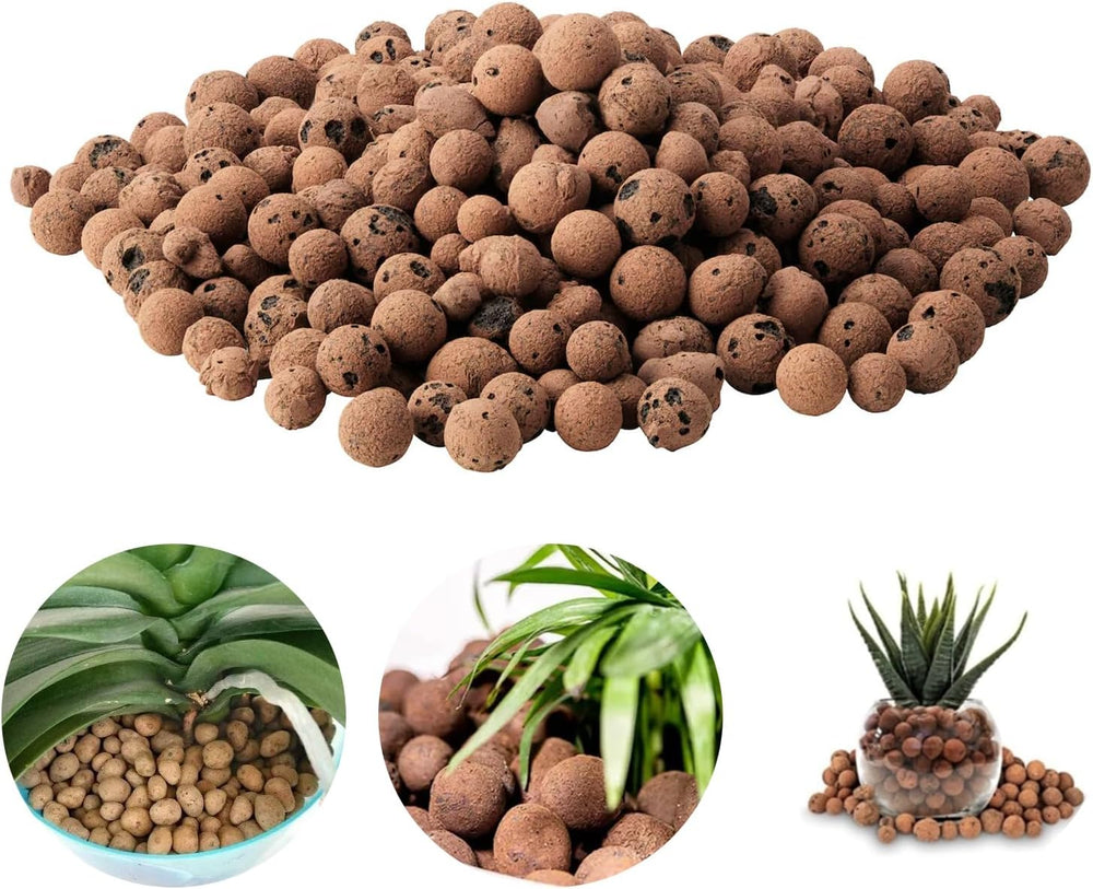 Grovkornet lergranulat, ekspanderet lergranulat, plantegranulat, ekspanderet ler 1L hydroponisk plantesubstrat, 5-8 mm granuleret lergranulat