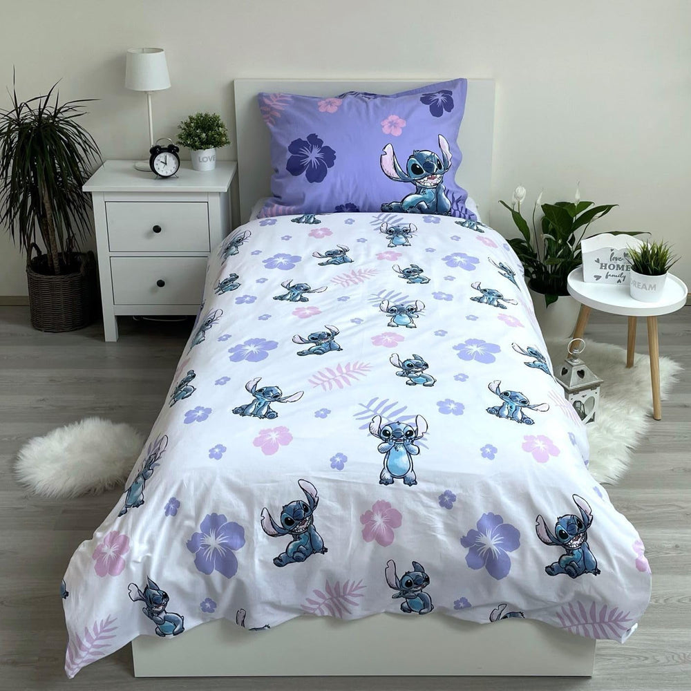 Lenjerie de pat pentru copii din 2 piese Lilo și Stitch, 100 % bumbac Lenjerie de pat - copii Naty Shop