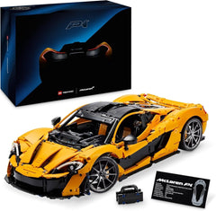 LEGO Technic Mclaren P1 Super Sportsvognsæt Til Voksne Bilfans Gave V8 Stempelmotor 7-trins gearkasse Skalamodel Legetøjsbilsæt 42172 Byggesæt Besuche den LEGO-Store Standardtitel