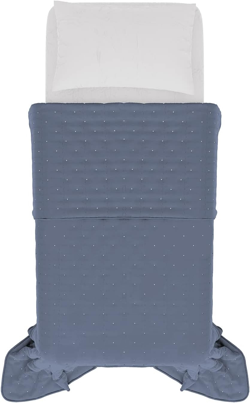 Lenjerie de pat italiană cuvertură de vară CHIC, microfibră, SINGLE 170X250Cm, maro Plapumi si pilote Naty Shop Albastru Single 170X250Cm