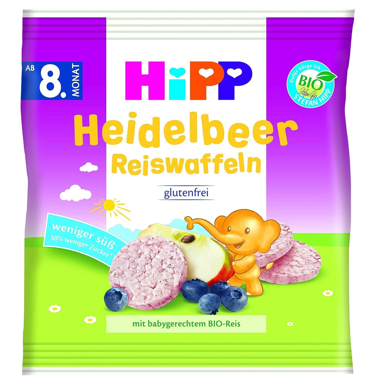 Økologiske snackprodukter Hipp hirsebarer, pakke med 7 (7 x 30 g) Mor og barn Naty Shop 7 x 30 gram Ribs
