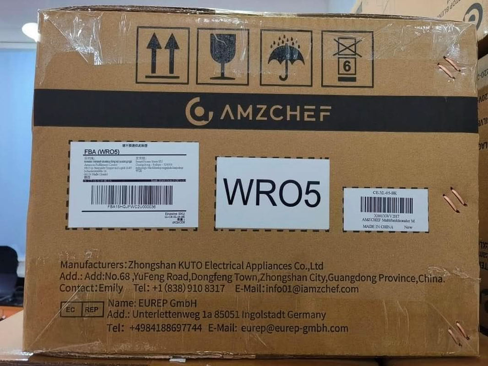 Blender AMZCHEF, 8 smarte menuer og 10 hastigheder, LCD touchskærm Køkken Naty Shop