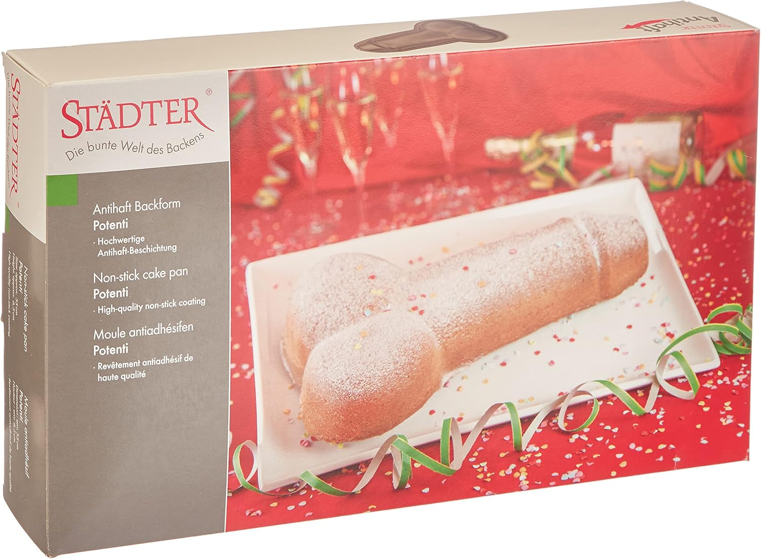 Staedter - Motivbackform Emil Der Igel - Hochwertige Antihaftbeschichtung - PFAS Frei Forme og bakker til bagning Naty Shop Motivbackform Potenti