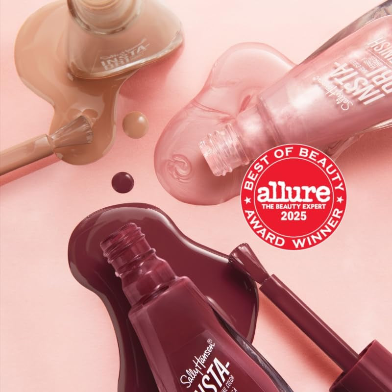 Insta Dri Pink Plys neglelak, hurtigtørrende, vegansk formel, langtidsholdbar farve, 9,17 ml