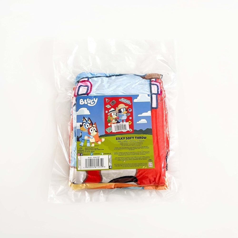 Northwest Bluey Silk Touch tæppe, 116,8 X 152,4 cm, Roadtrip Northwest senge og tæpper