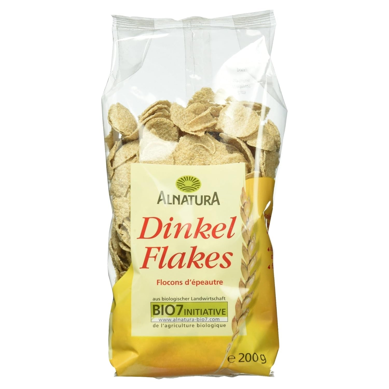 Bio Dinkel-Flakes, 200G Cereale Naty Shop Default Title