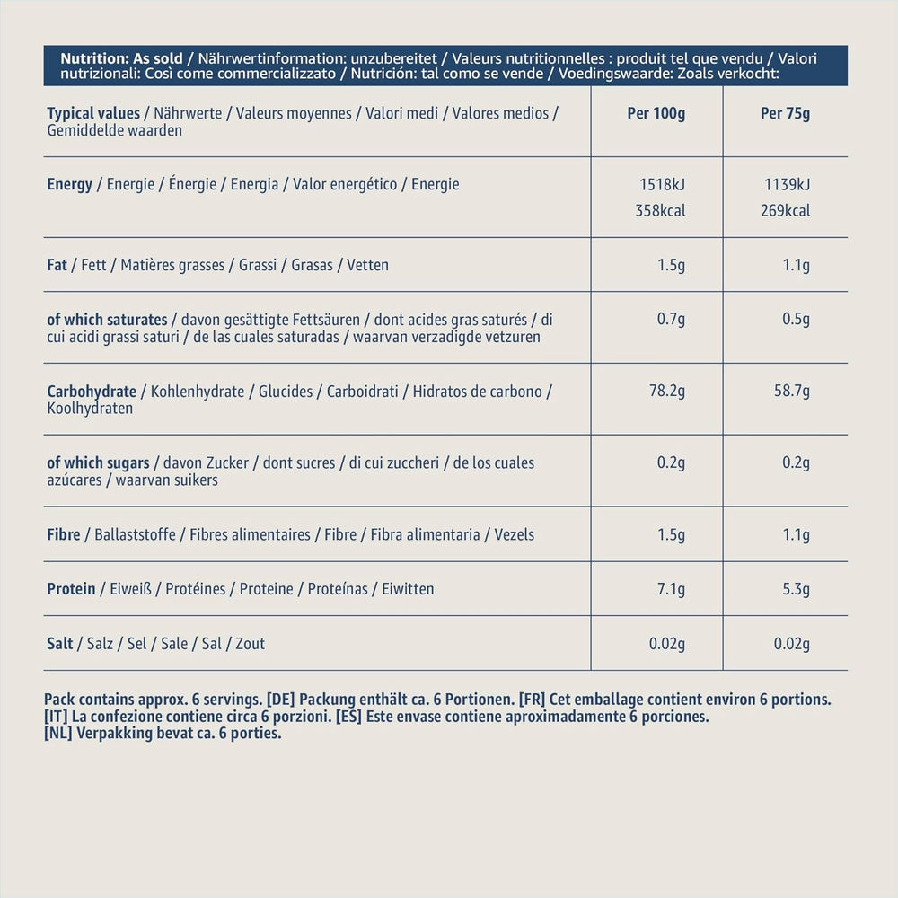 Glutenfri fusilli fra Amazon, 500g