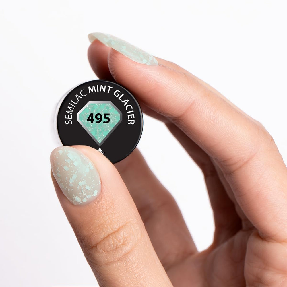UV Neglelak Semilac Hybrid 495 Mint Glacier 7 ml