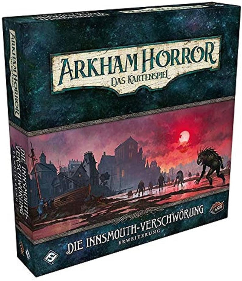 Fantasy Flight Games, Arkham Horror: LCG, Core Game, Expert Game, Card Game, 1-4 spillere, i alderen 14+, 45+ minutter, tysk, flerfarvet, farverigt