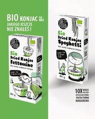 Fettuccine Konjac Shirataki Organic 80g - Lavt kalorieindhold og lavt kulhydrat, glutenfri, lavt kulhydrat, velegnet til keto diæter, med tapiokamel