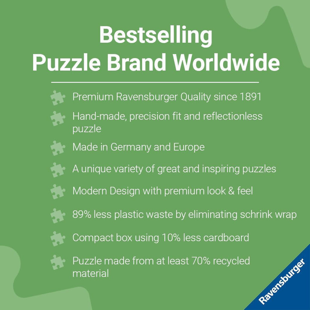 Ravensburger Puzzle 12000363 1000 piese - Pragser Wildsee, Dolomiți, Tirolul de Sud - puzzle jigsaw pentru adulți și copii cu vârsta de 14 ani și peste, puzzle cu motiv de peisaj, [Exclusiv pe Amazon] Puzzle Naty Shop