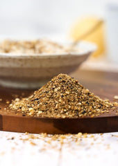 Fuchs Gewürze - Grød Topping "Sweet Dukkah" - sprød Topping med Haselnuss, Sesam og Mandeln für Havre-Meals - aus natürliche Ingrediens - 60 g i wiederverwendbarer, genbrugsbarer Dosis