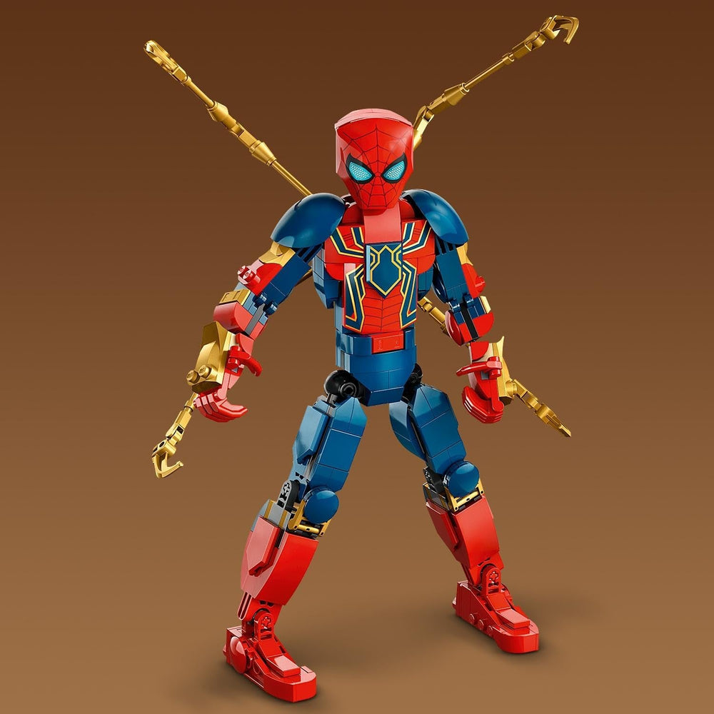 Figurină de construcție LEGO Marvel Iron Spider-Man, jucărie de acțiune cu supereroi pentru copii cu vârsta peste 8 ani, băieți și fete, set cu armură, model construibil, idee de cadou Avengers pentru fanii filmelor Marvel 76298 Seturi de constructie Besuche den LEGO-Store