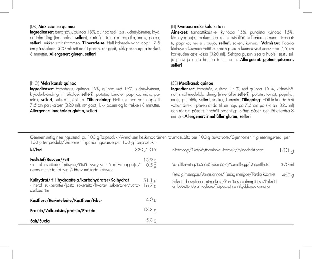 Quinoa - mexicansk stil