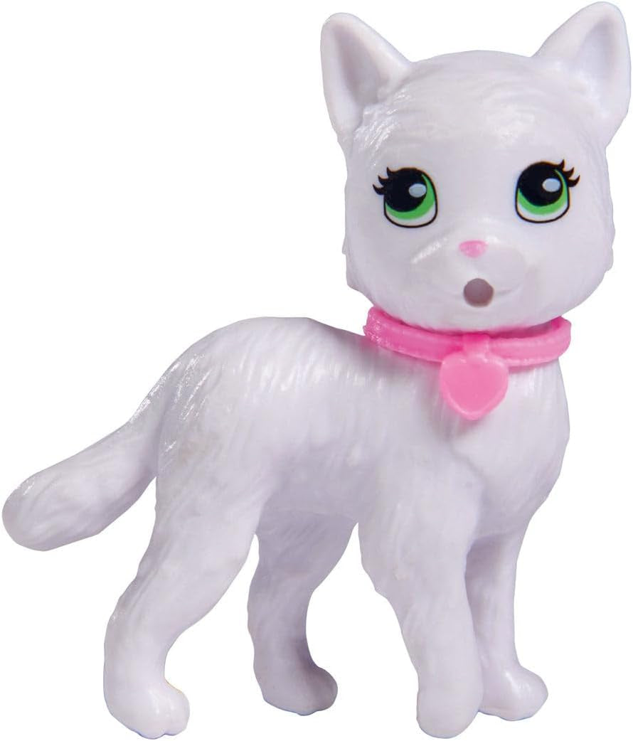 Simba 105733489 - Steffi Love Kitty Love, Puppe i et modificeret outfit med süsser Katze med Essen um Mund, med viel Zubehör