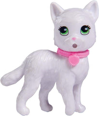 Simba 105733489 - Steffi Love Kitty Love, Puppe i et modificeret outfit med süsser Katze med Essen um Mund, med viel Zubehör