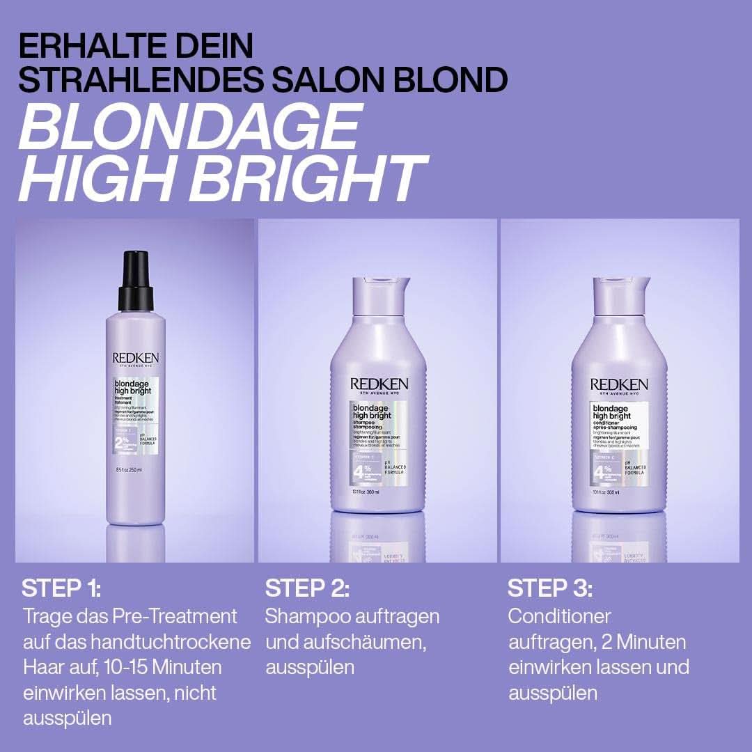 Redken, Șampon pentru păr blond Duș și baie Naty Shop